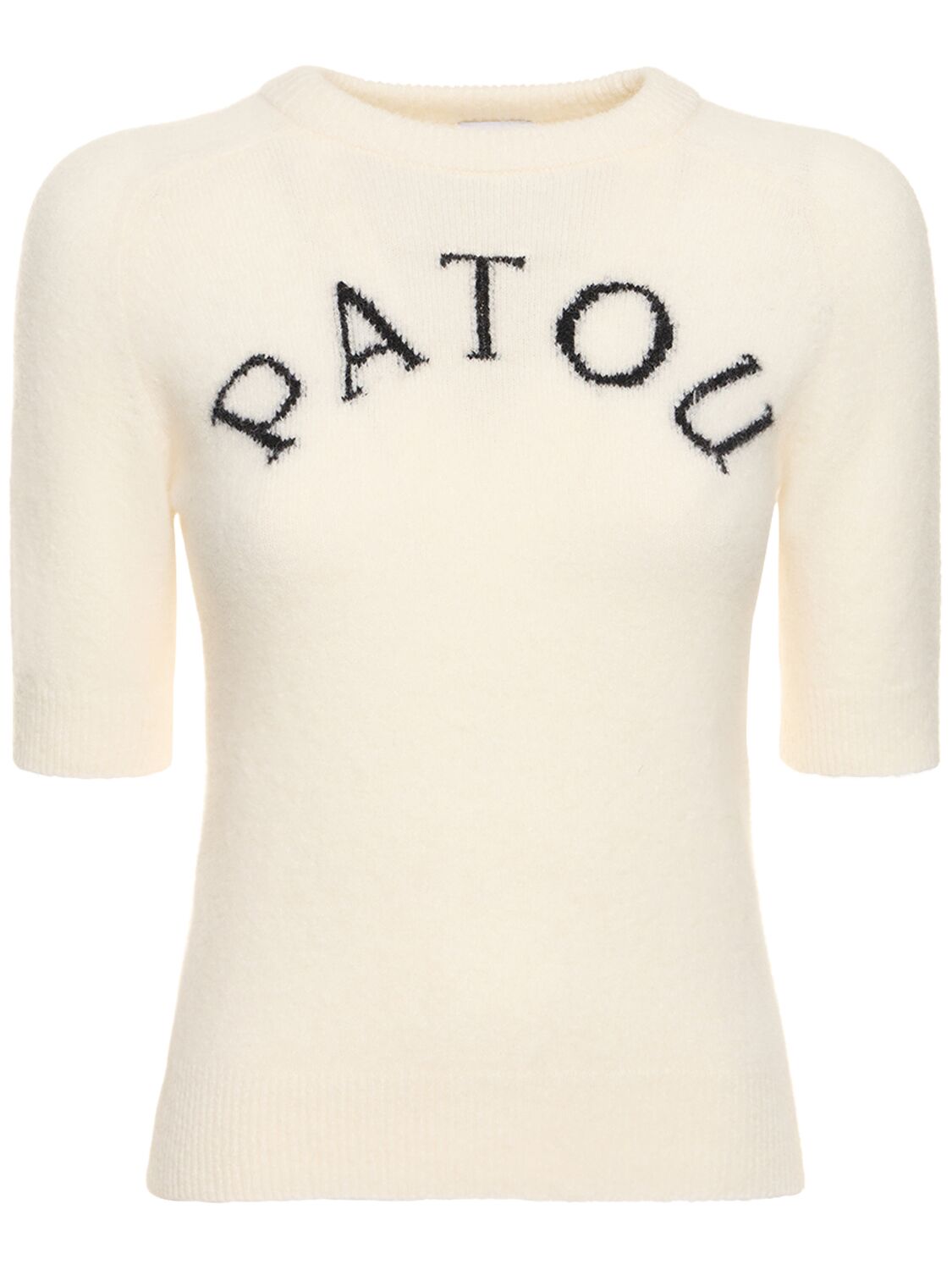 Pull-over En Alpaga À Logo Manches Courtes - PATOU - Modalova