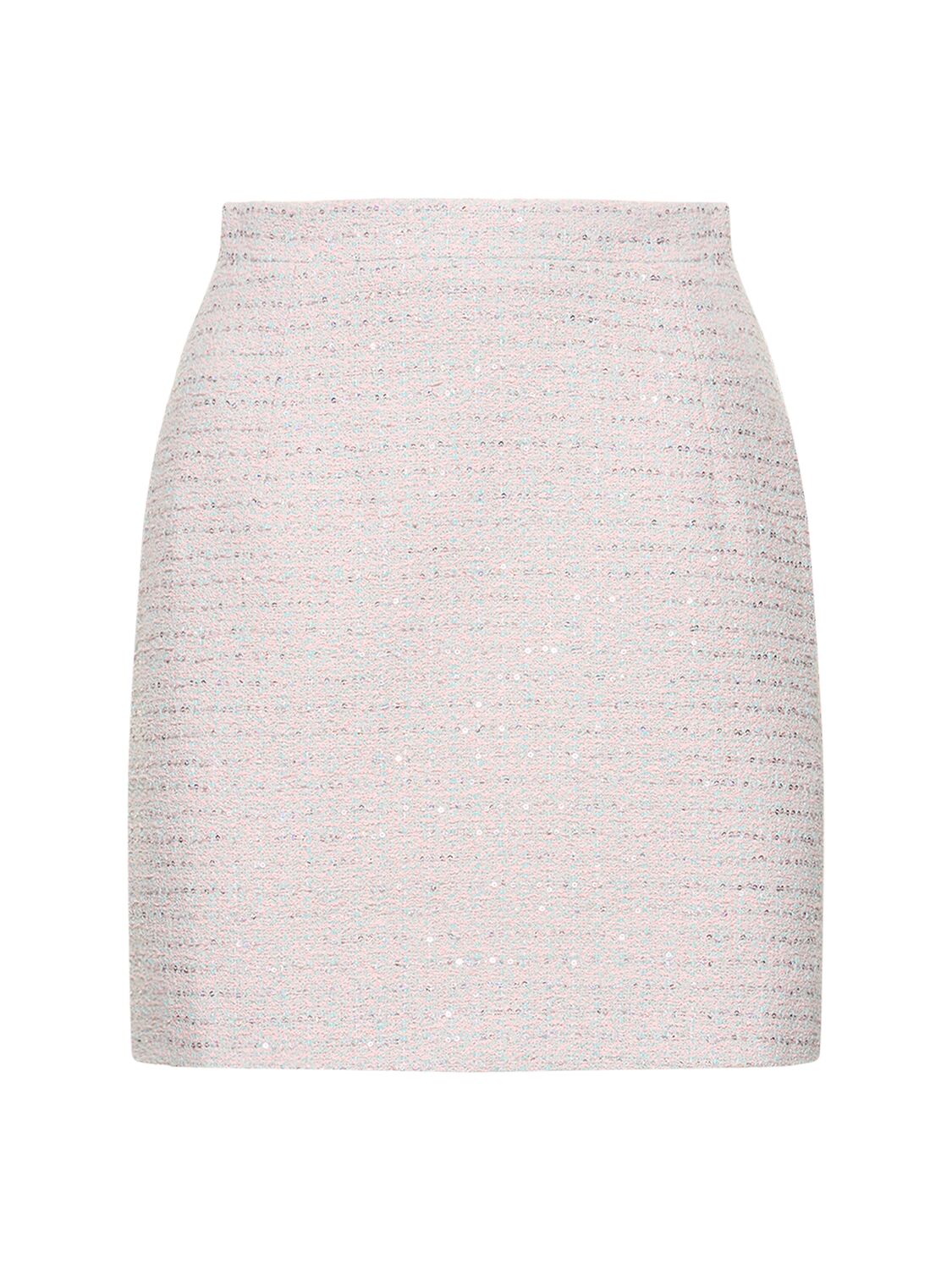 Sequined Tweed Mini Skirt – WOMEN > CLOTHING > SKIRTS