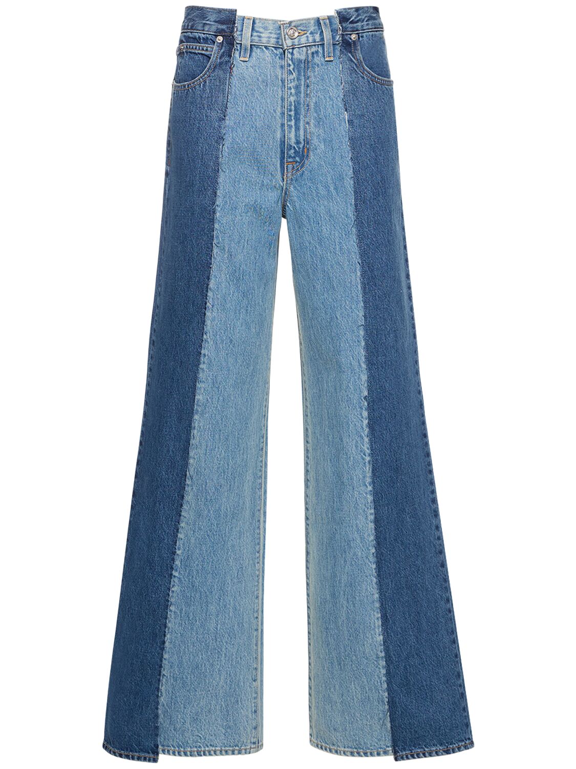 Re-worked Eva Paneled Denim Jeans
