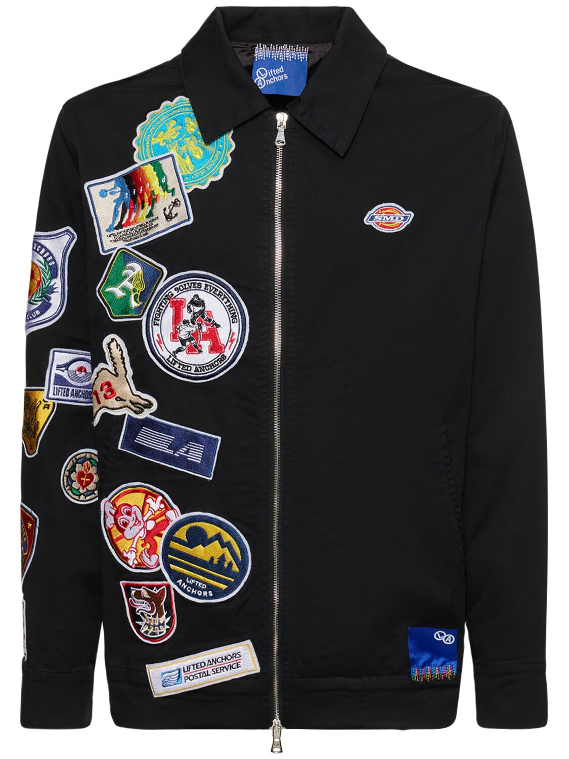 LIFTED ANCHORS Embroidered Light Zip-up Jacket