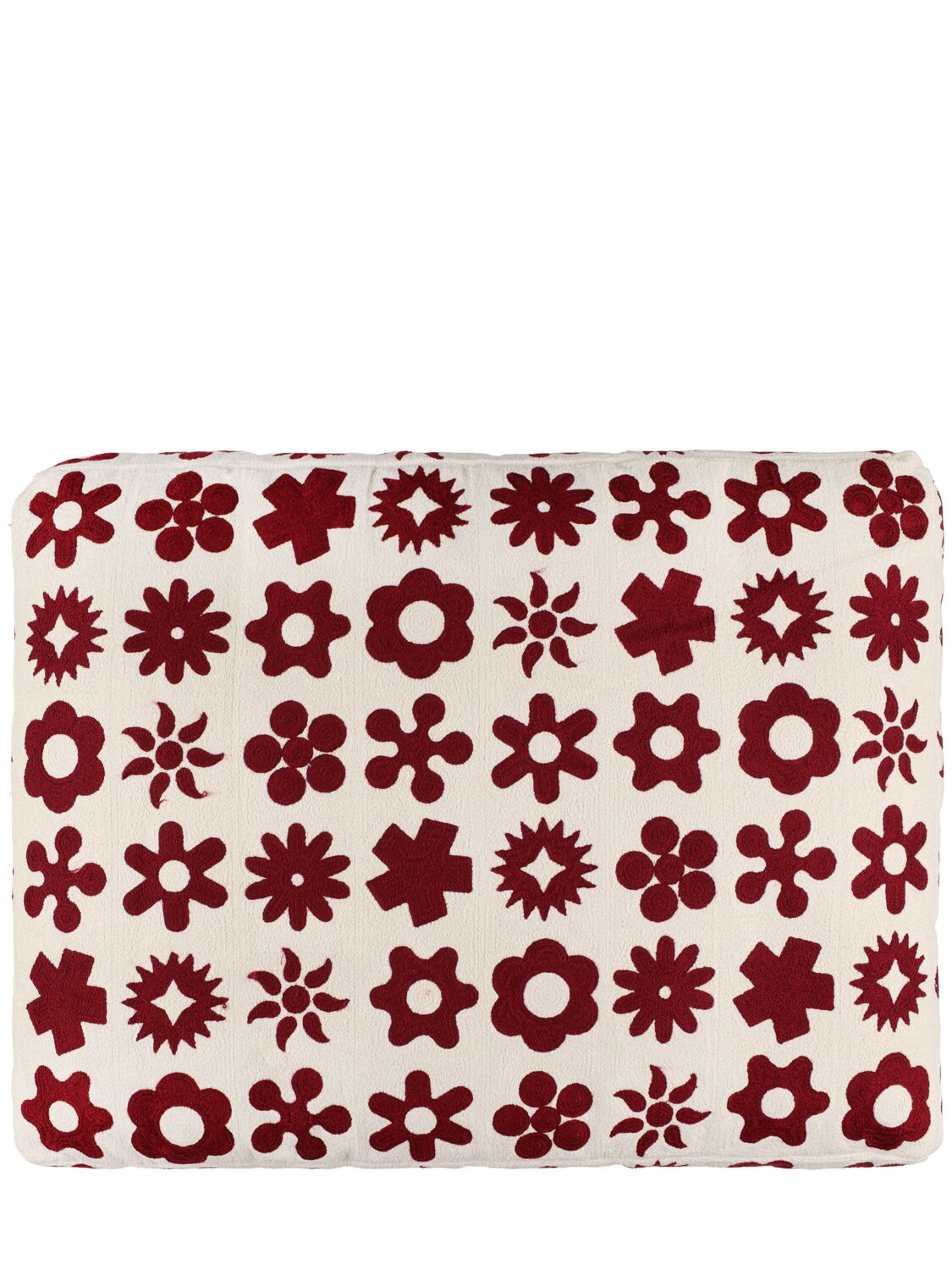 Dusen Dusen Wingdings Embroidered Dog Bed In Burgundy
