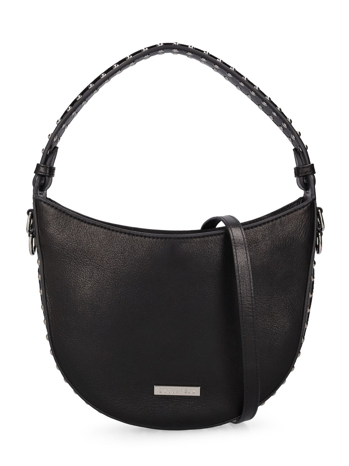 Studded Vintage Leather Shoulder Bag – WOMEN > BAGS > SHOULDER BAGS