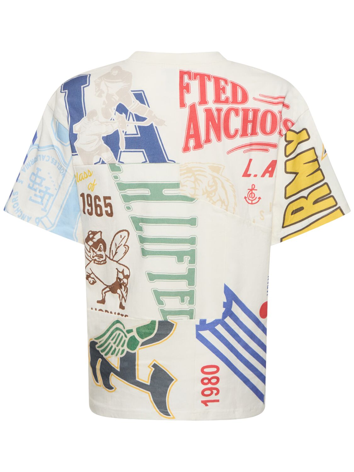 Shop Lifted Anchors Scrapbook Printed T-shirt In Multicolor