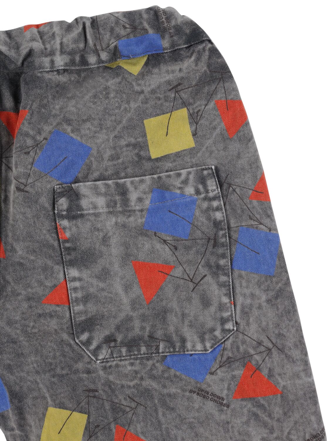 Shop Bobo Choses All Over Print Stretch Cotton Jeans In Grey