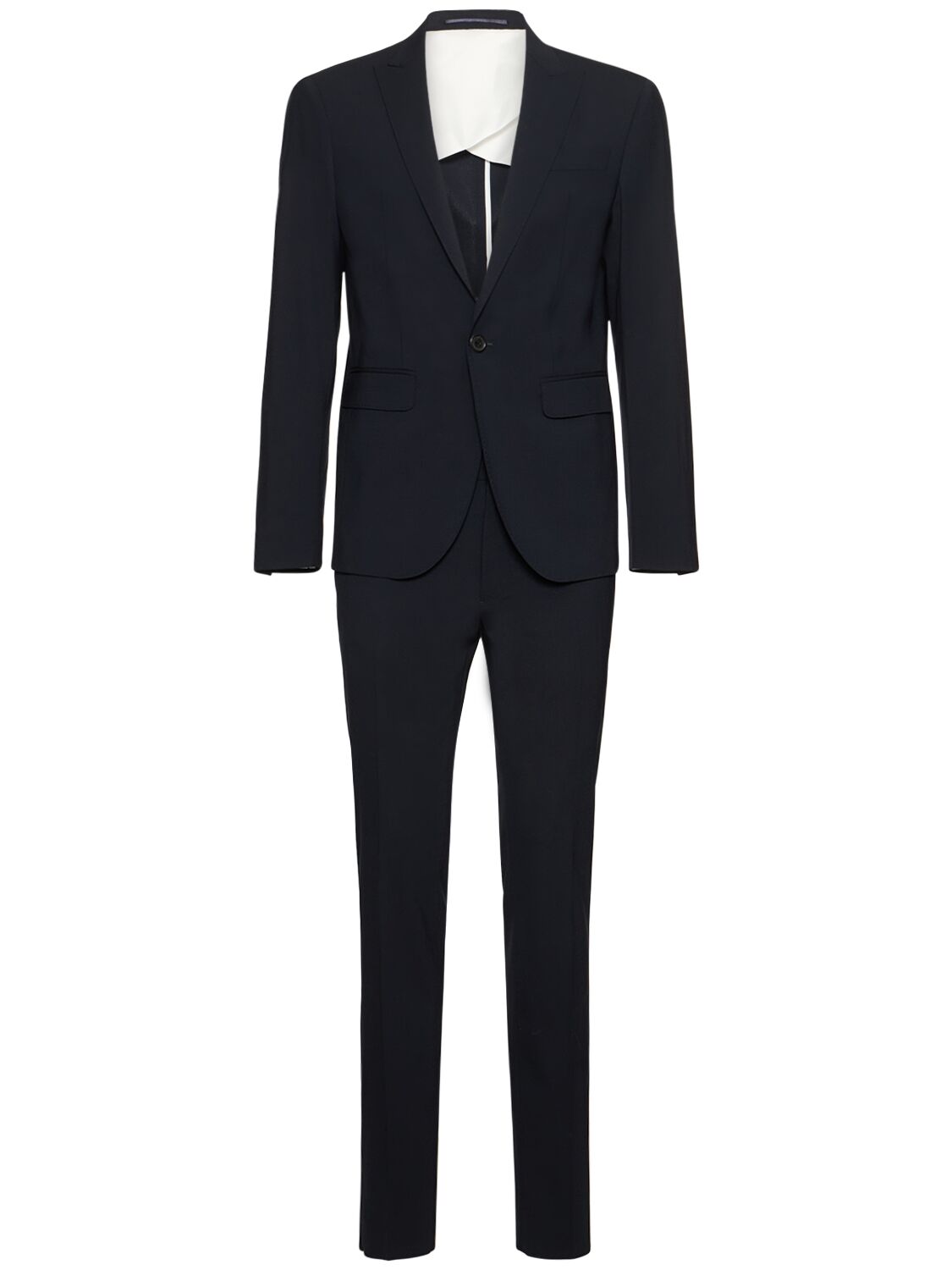 Dsquared2 Tokyo Stretch Wool Suit In Navy