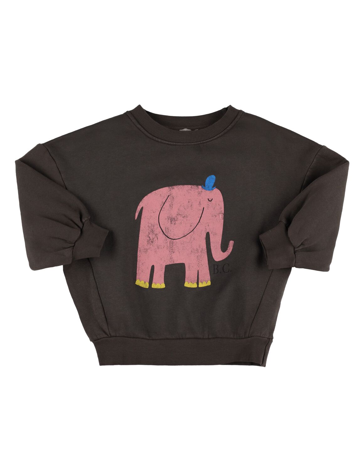 Elephant Print Organic Cotton Sweatshirt – KIDS-BOYS > CLOTHING > SWEATSHIRTS