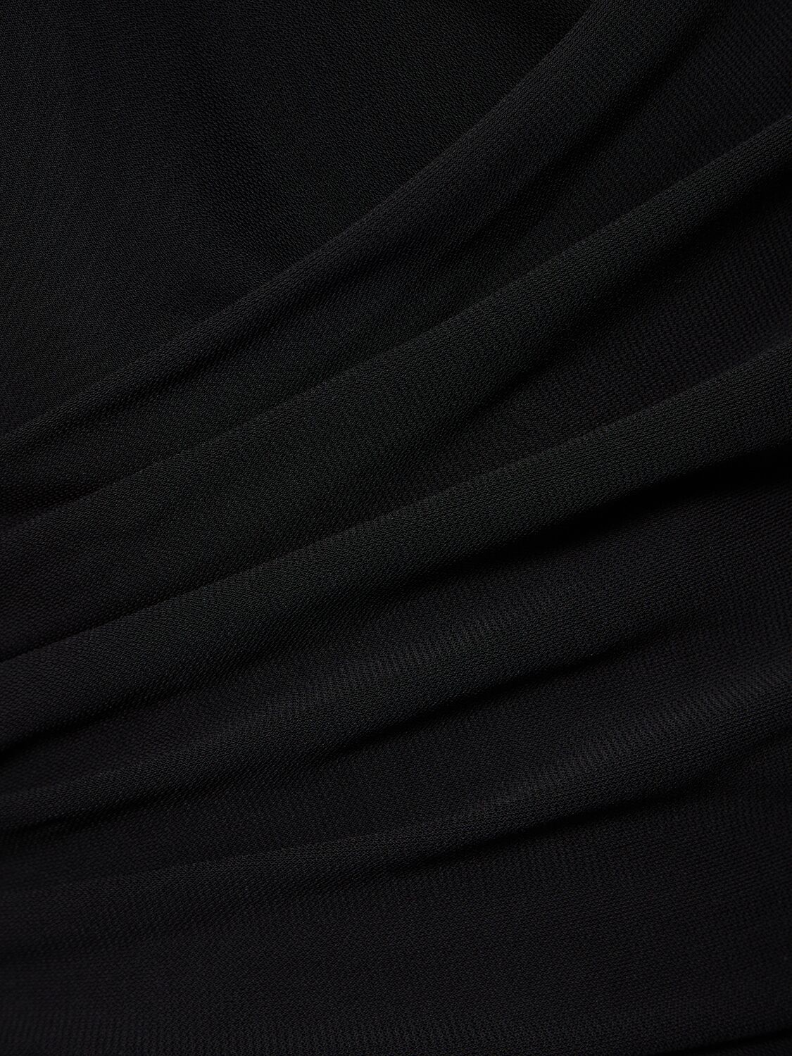 Shop Ralph Lauren Crossed Cady Jumpsuit In Black