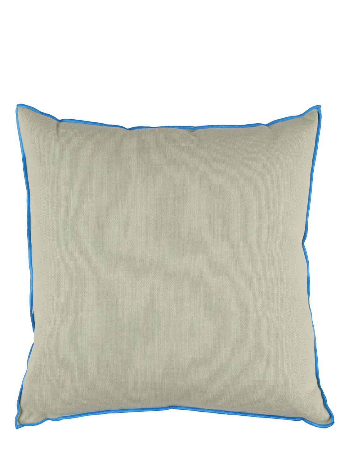Hay Outline Linen & Cotton Cushion In Grey