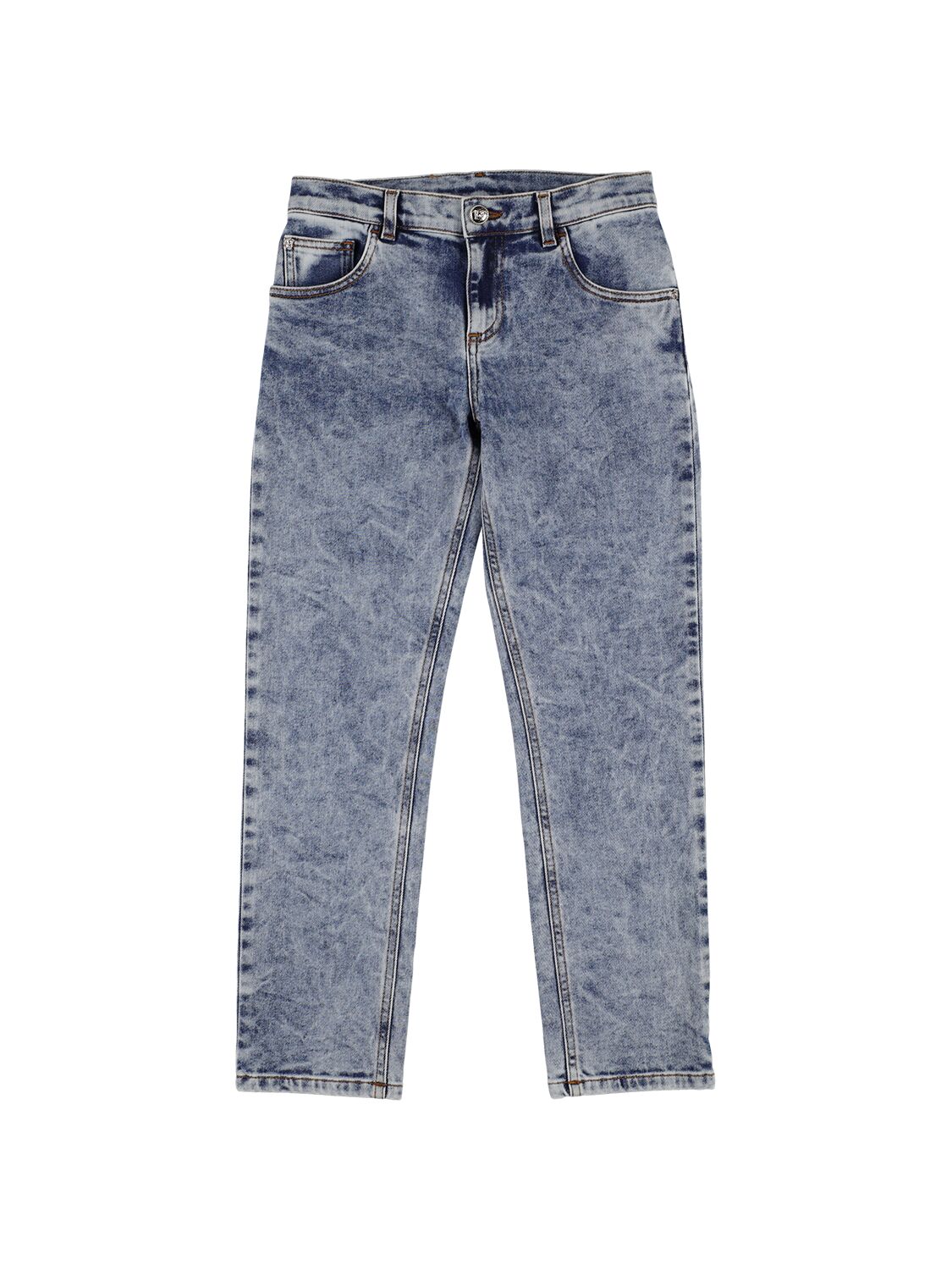Versace Kids' Cotton Denim Jeans