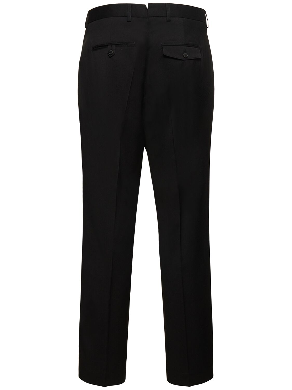 Shop Our Legacy Worsted Wool Chino Pants In Black