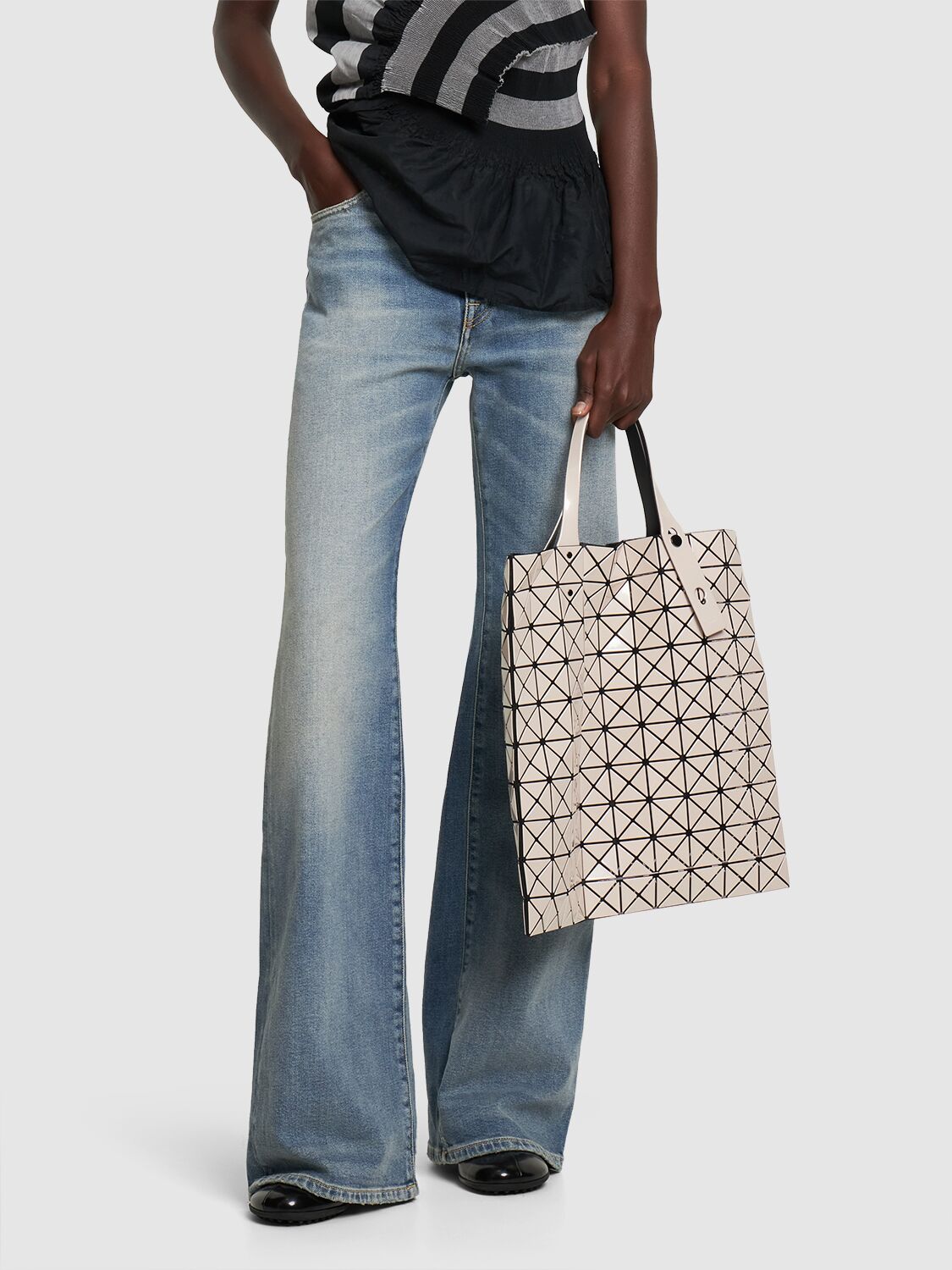 BAO BAO ISSEY MIYAKE Palette Printed Geo Tote Bag - Bergdorf Goodman