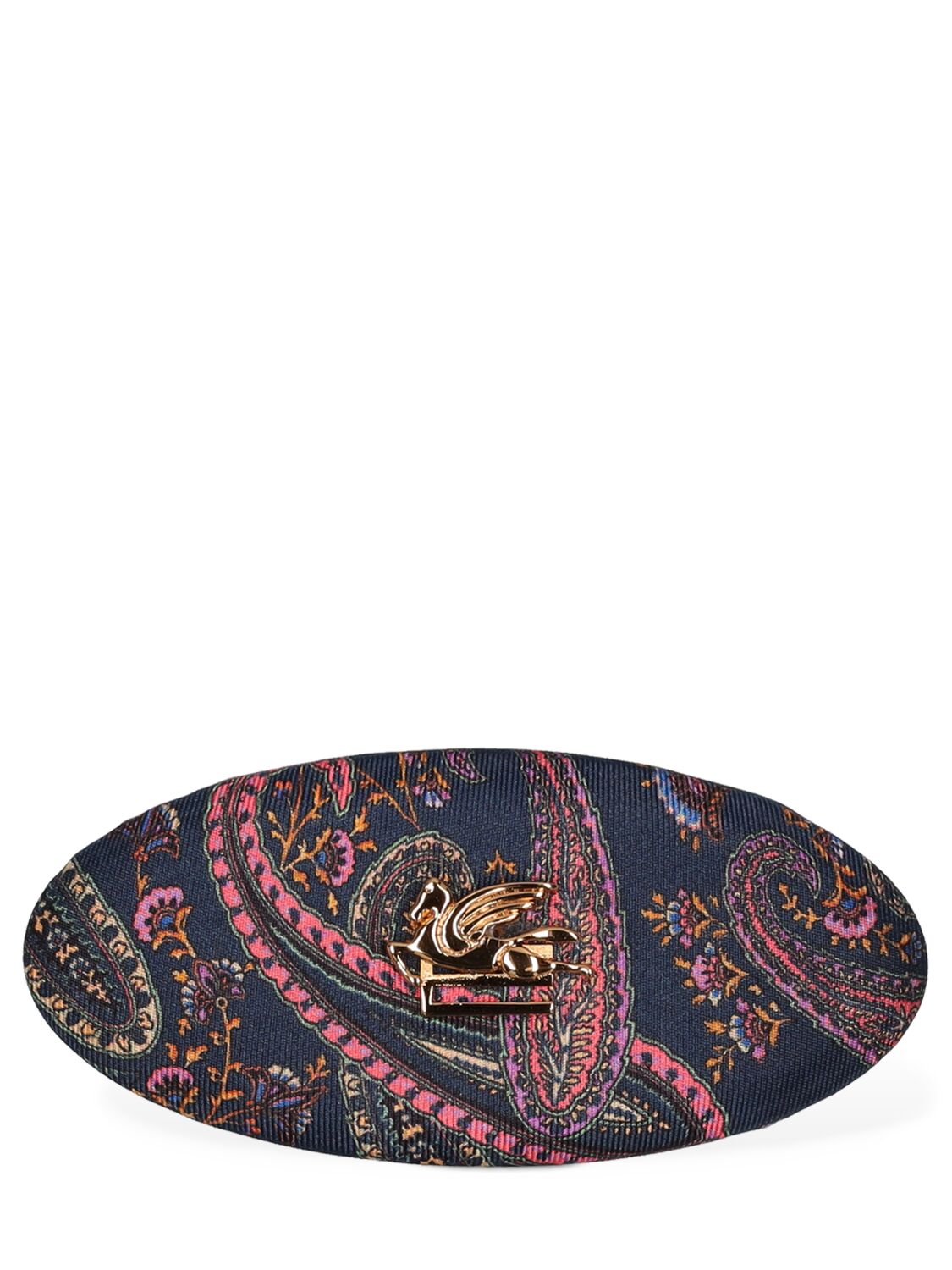 Image of Oval Silk Hair Clip