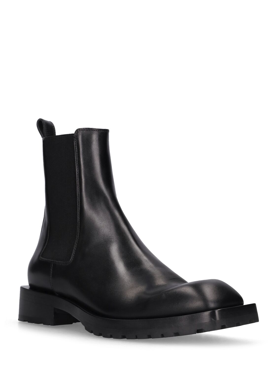 Shop Mattia Capezzani Gaucho Leather Chelsea Boots In Black