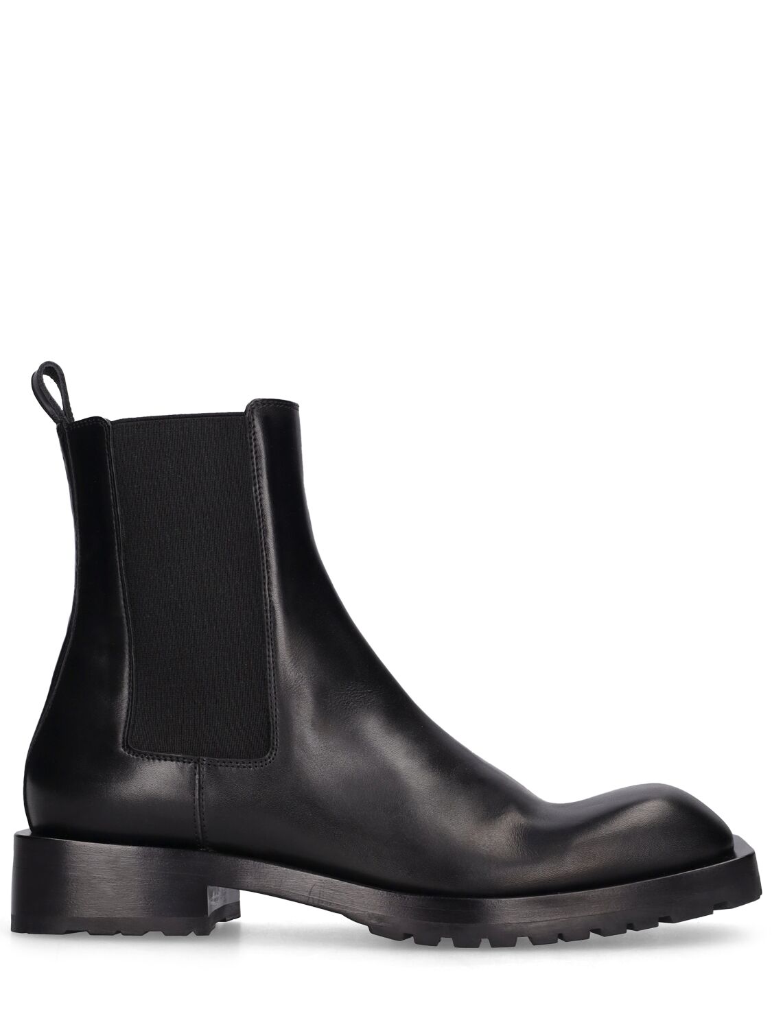 Mattia Capezzani Gaucho Leather Chelsea Boots In Black