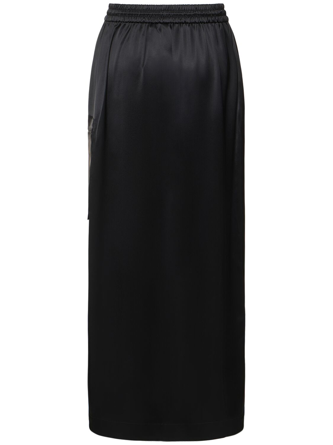 Y-3 Tch Slk Skirt In White/black | ModeSens