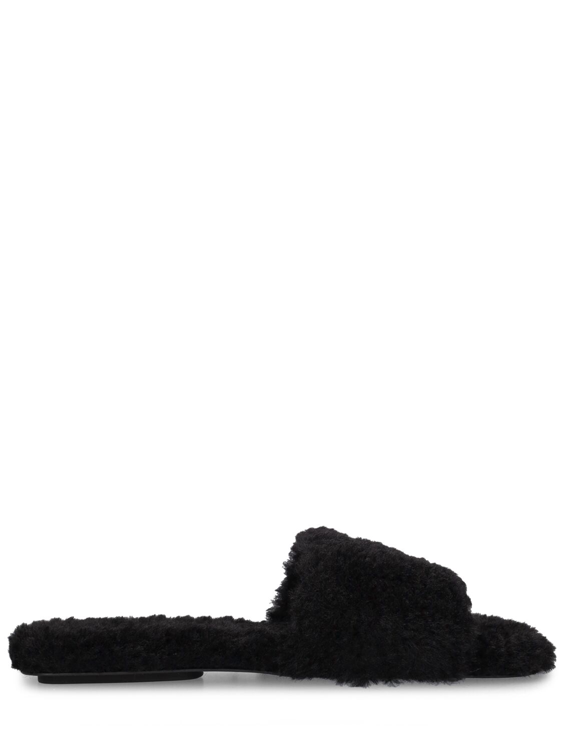 Image of The J Marc Faux Teddy Sandals