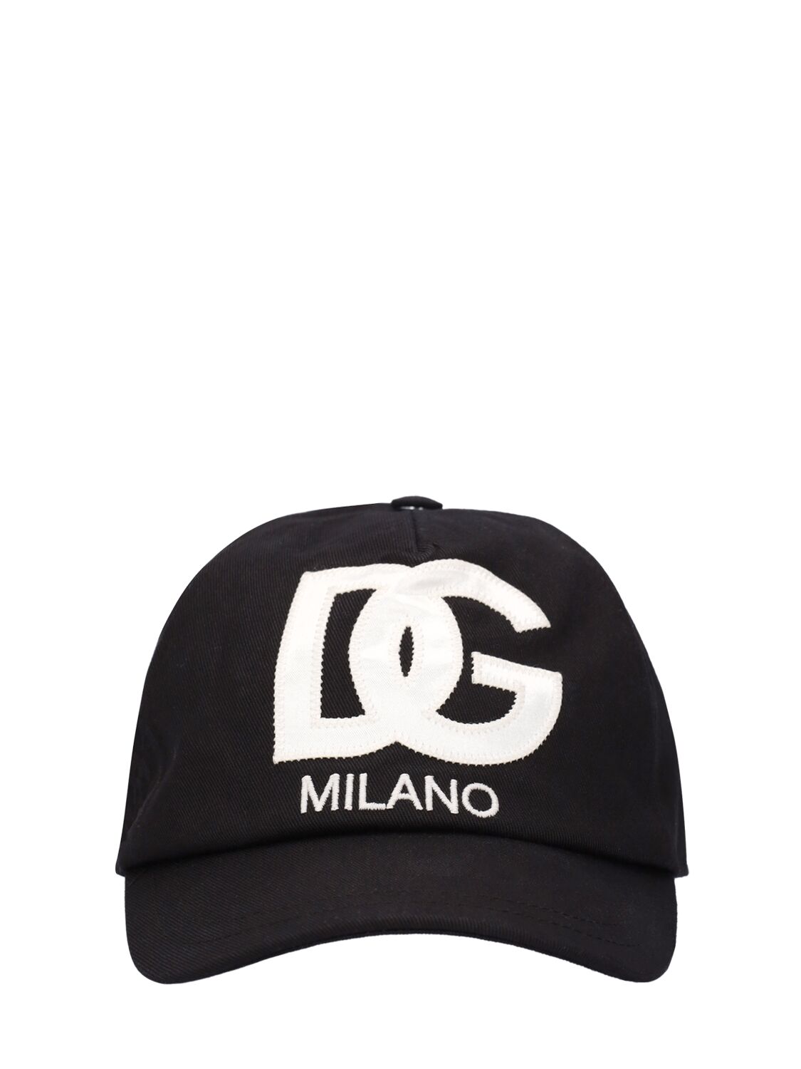 DOLCE & GABBANA Embroidered Logo Cotton Baseball Hat