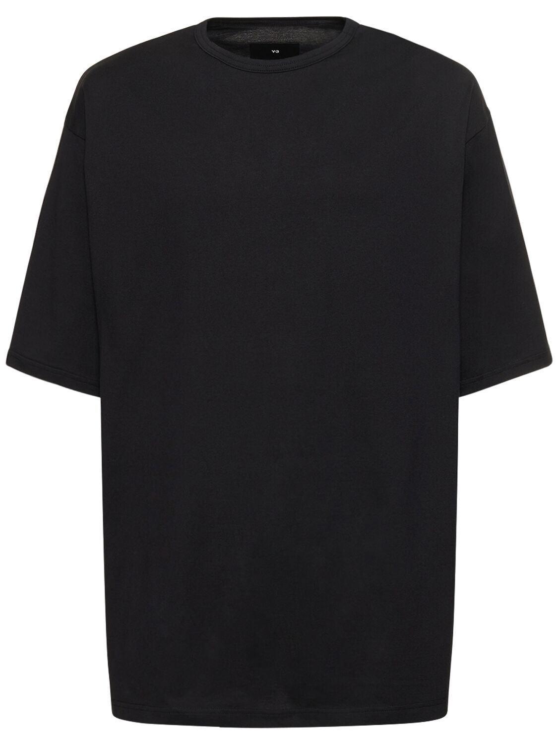Y-3 Logo Tech Boxy T-shirt In Black
