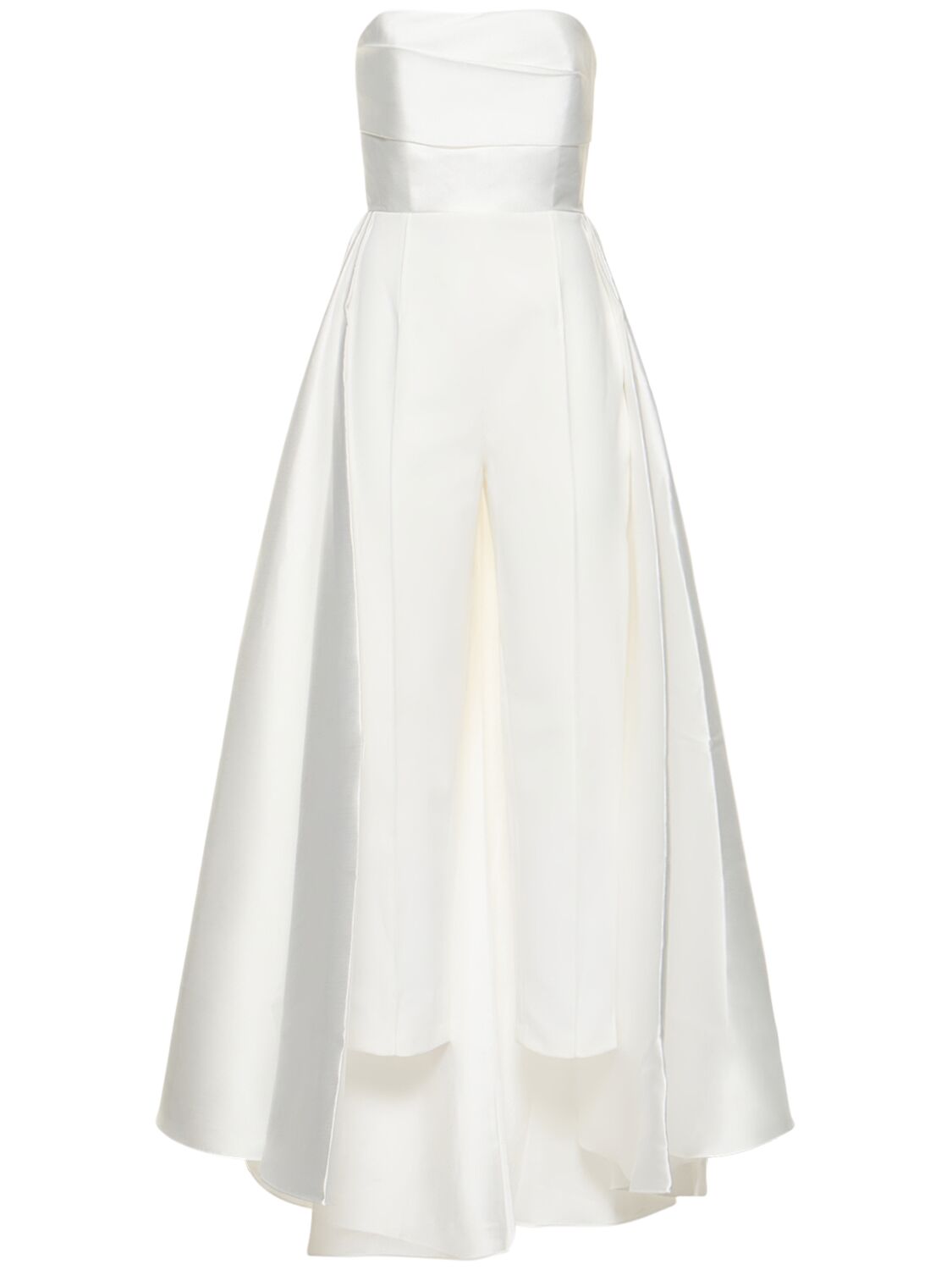 Solace London Astra Twill Jumpsuit In White