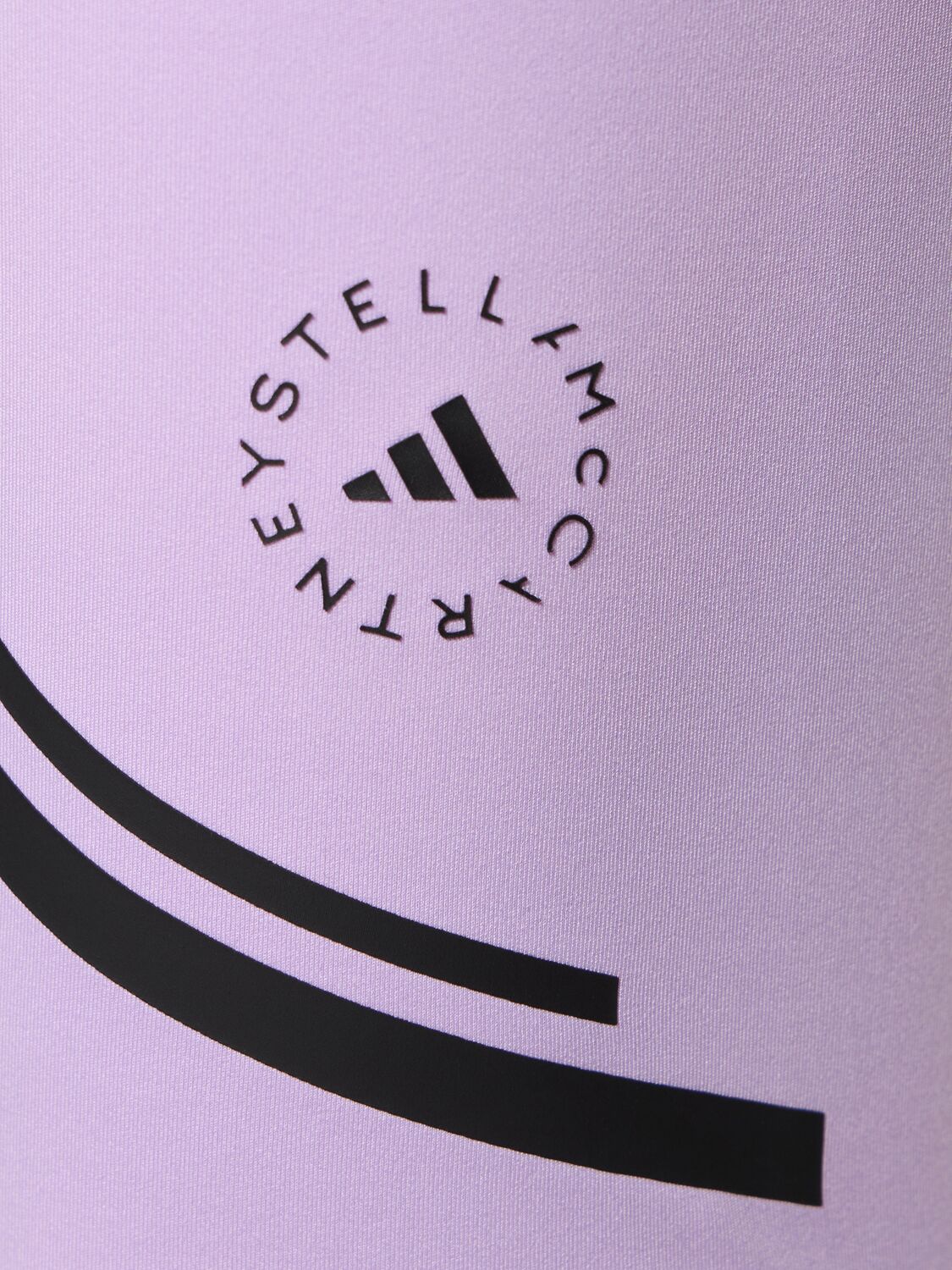 Shop Adidas By Stella Mccartney High Waist Biker Shorts In Violet