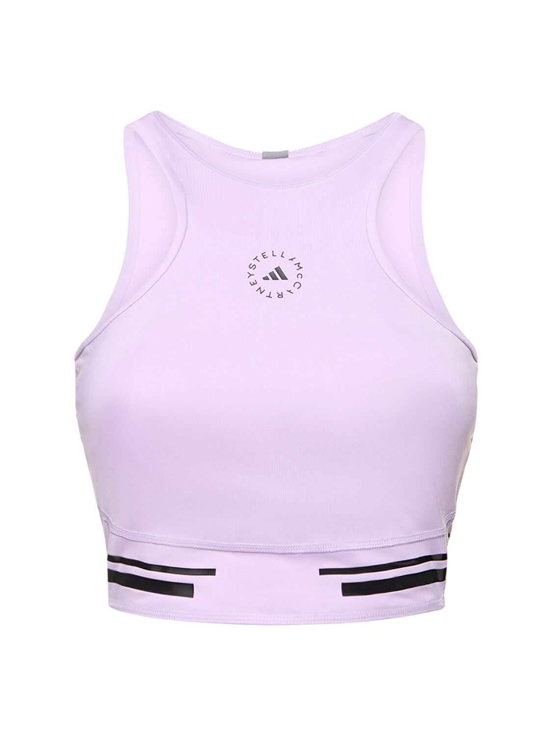 Adidas By Stella Mccartney True Purpose Recycled Tech Sports Bra In Violet