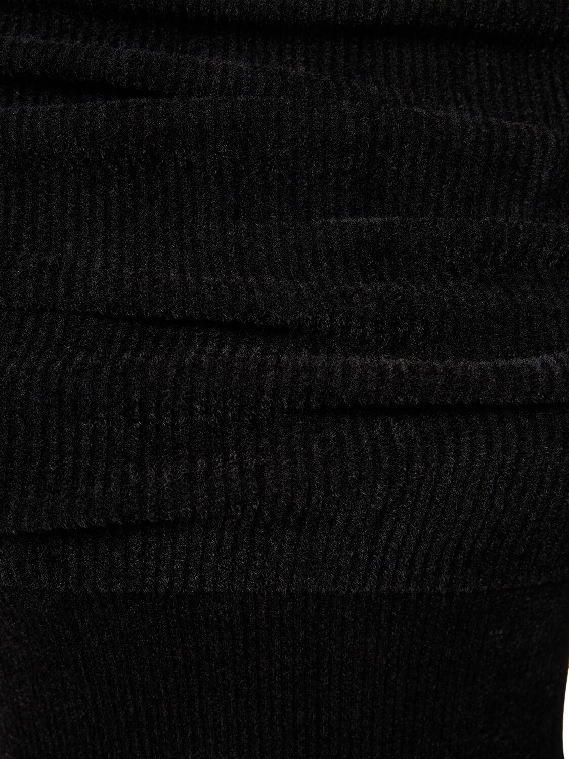 Shop Alexandre Vauthier Viscose Blend Jersey Hooded Long Dress In Black