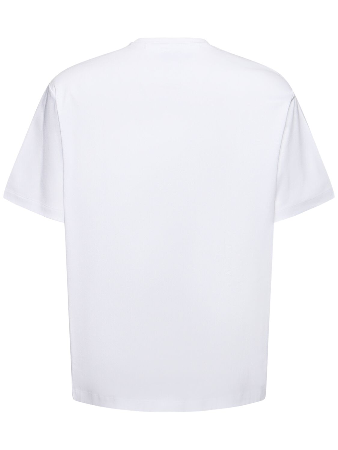 Shop Ferrari Logo Oversize Cotton Jersey T-shirt In White