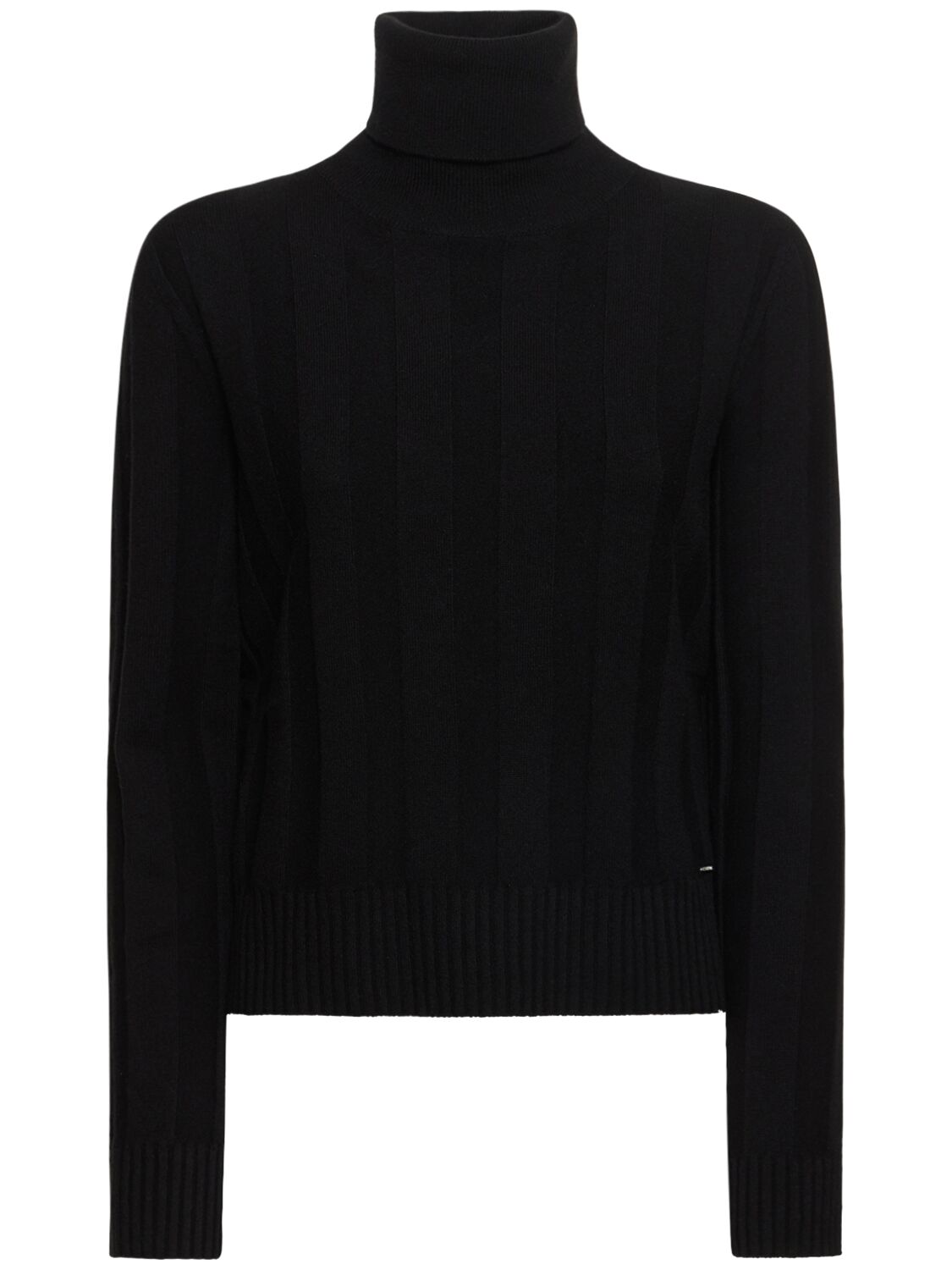 Alphatauri Flamy Wool & Cashmere Sweater In Black