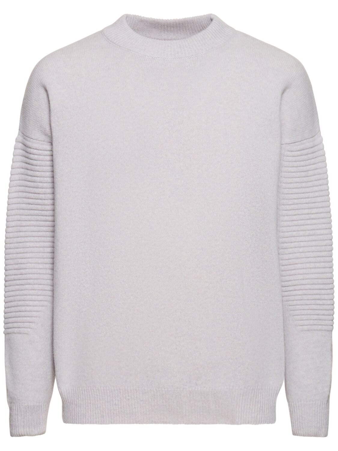 Ferrari Merino Wool And Cashmere Sweater In Grey