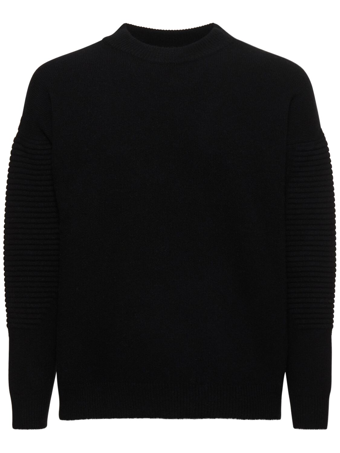 Ferrari Cashmere & Wool Knit Sweater In Black