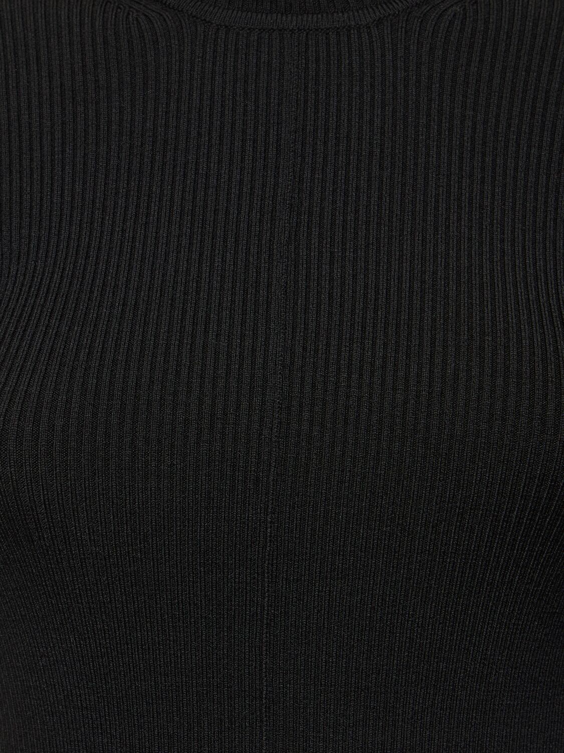 Shop Marc Jacobs Reversible Knit Dress In Black