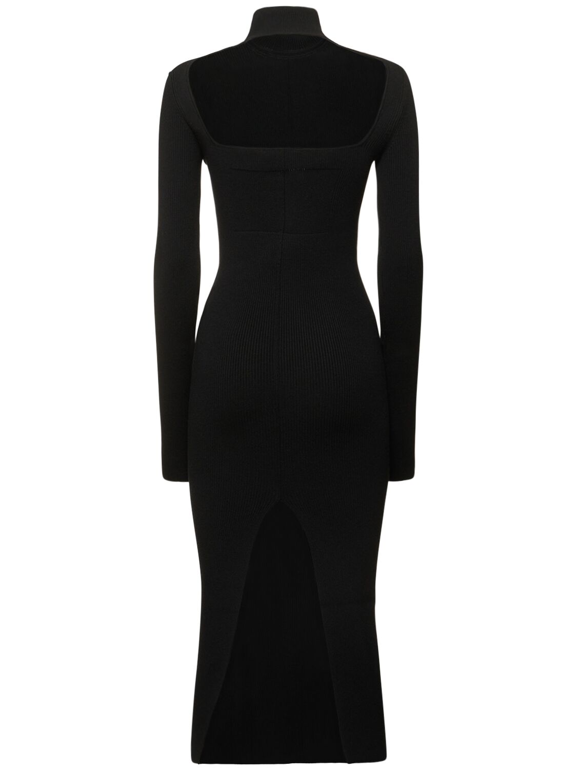 Shop Marc Jacobs Reversible Knit Dress In Black
