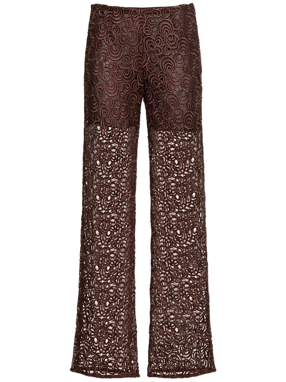 SAKS POTTS TRINITY LACE FLARED PANTS