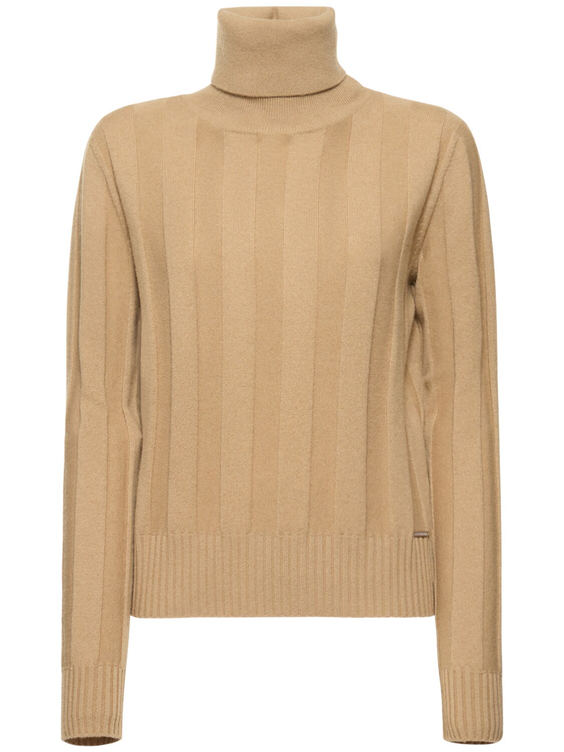 Alphatauri Flamy Wool & Cashmere Sweater In Beige