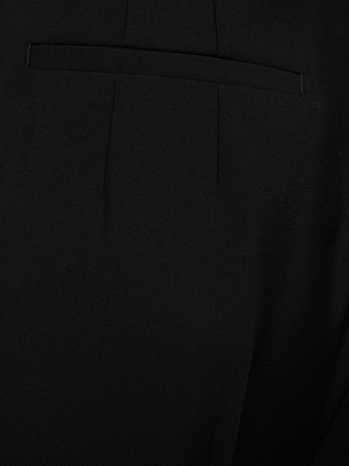 Shop Alexander Mcqueen Sartorial Wool Pants In Black