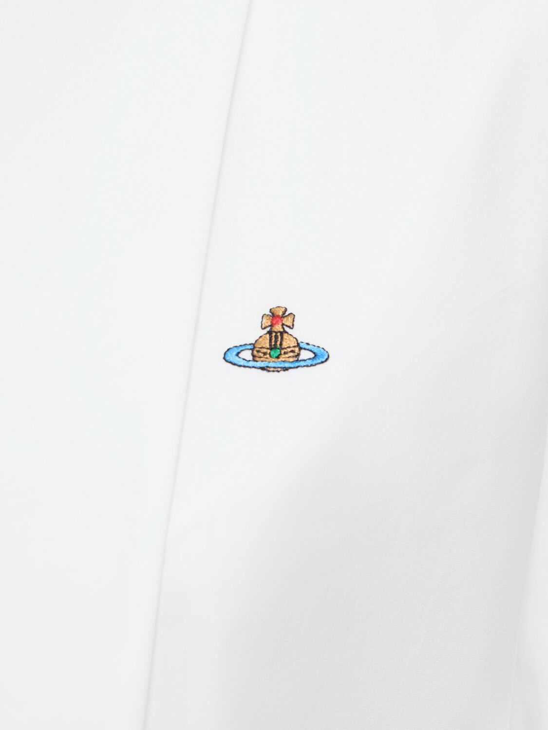 Vivienne Westwood Deconstructed Button-up Shirt In White