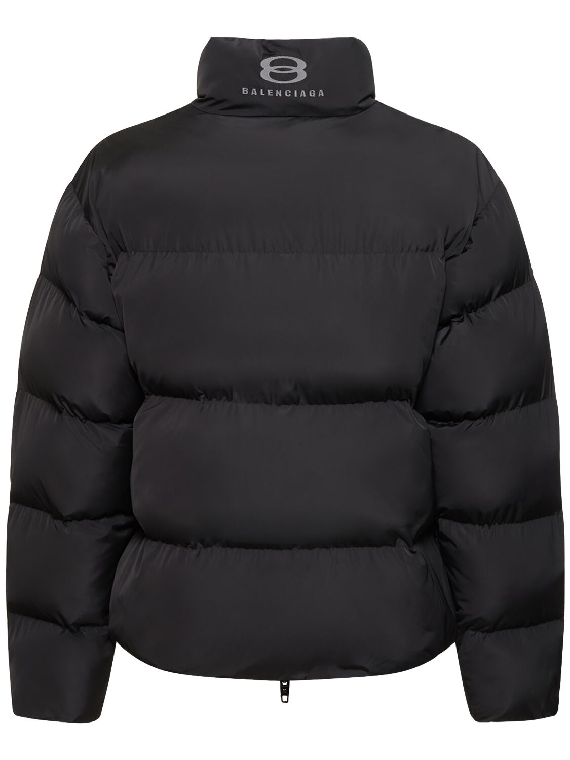 Shop Balenciaga Light Technical Puffer Jacket In Black