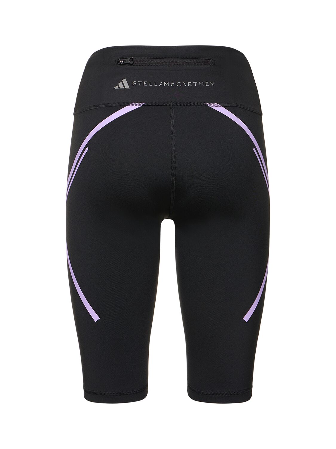 Shop Adidas By Stella Mccartney High Waist Biker Shorts In Black