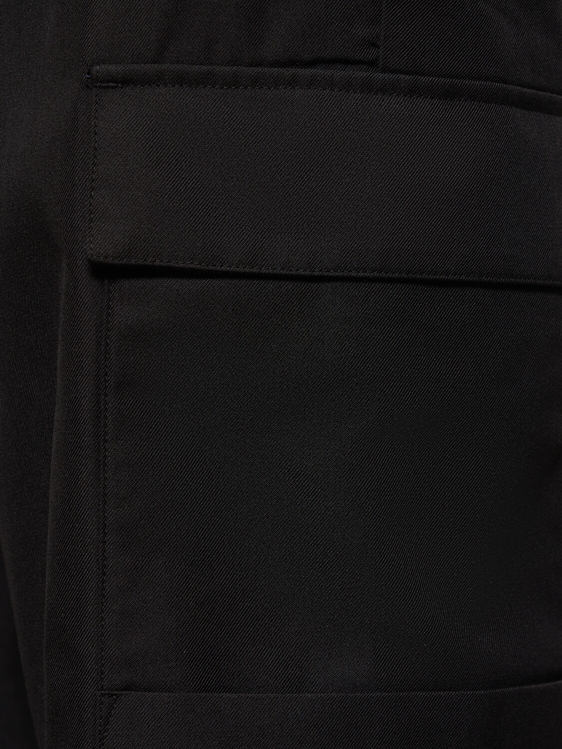 Shop Axel Arigato Park Cotton Blend Cargo Pants In Black