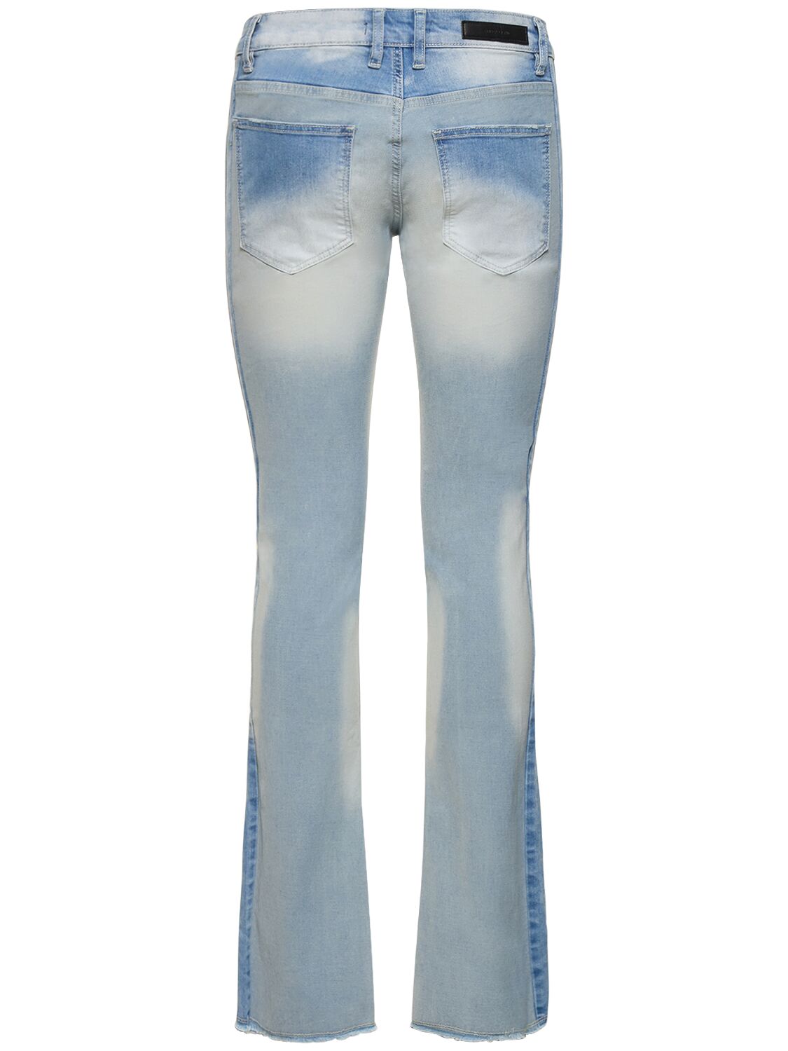 Shop Embellish Page Flared Jeans In Blue