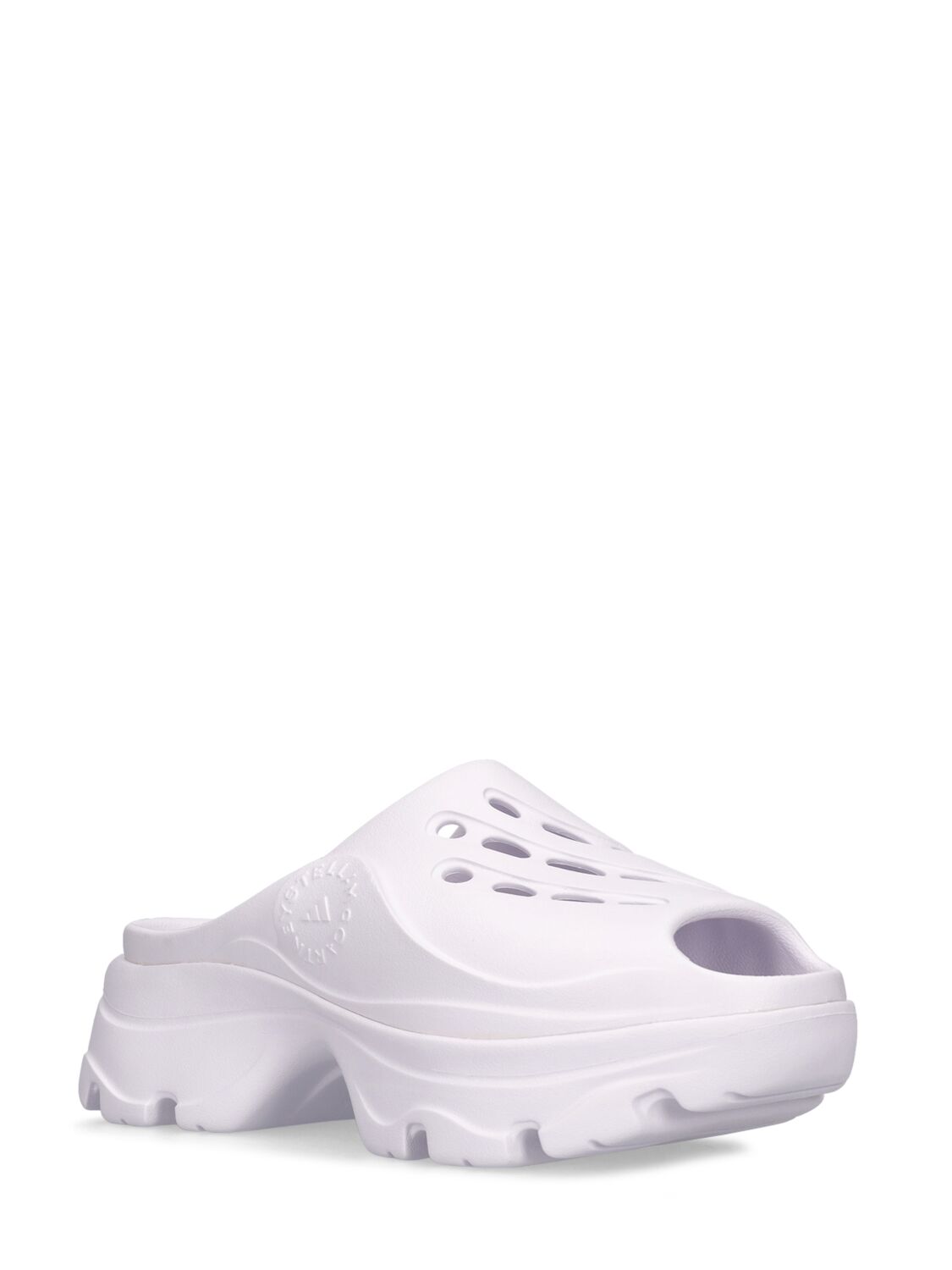 Shop Adidas By Stella Mccartney Clog Sandals In White