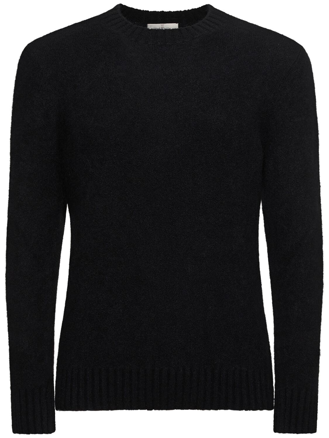 Piacenza Cashmere Cashmere Blend Knit Sweater In Black