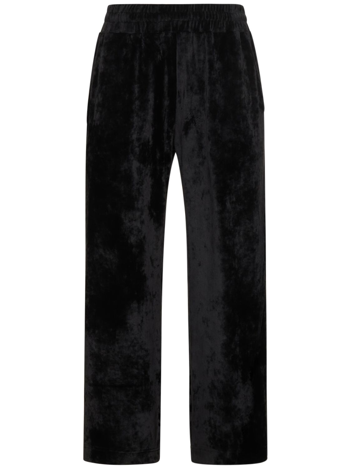 GCDS LOGO VELVET TRACK PANTS