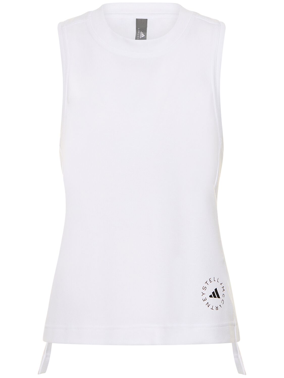 Shop Adidas By Stella Mccartney Sportswear Logo Tank Top In White
