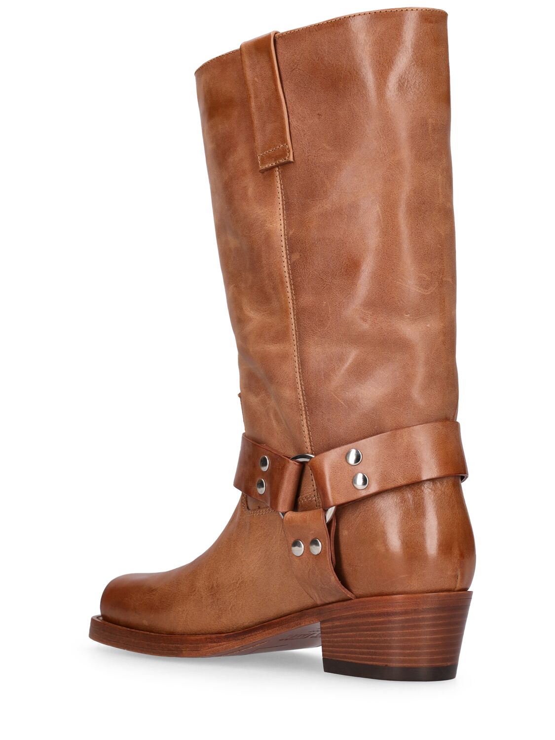 Shop Paris Texas 45mm Roxy Leather Boots In Brown