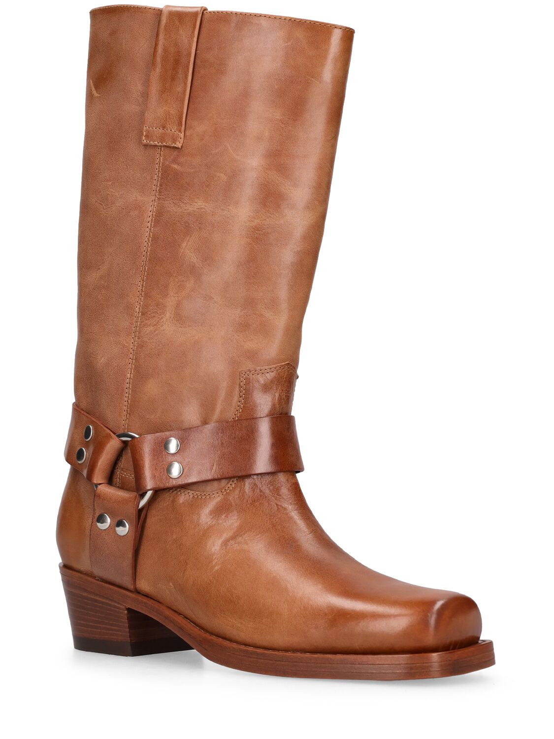 Shop Paris Texas 45mm Roxy Leather Boots In Brown