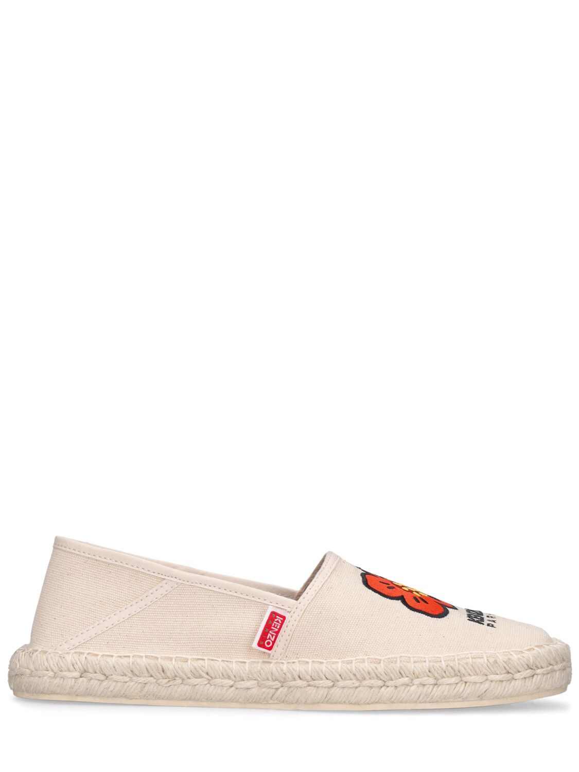 Kenzo 10mm  Cotton Espadrilles In Off White
