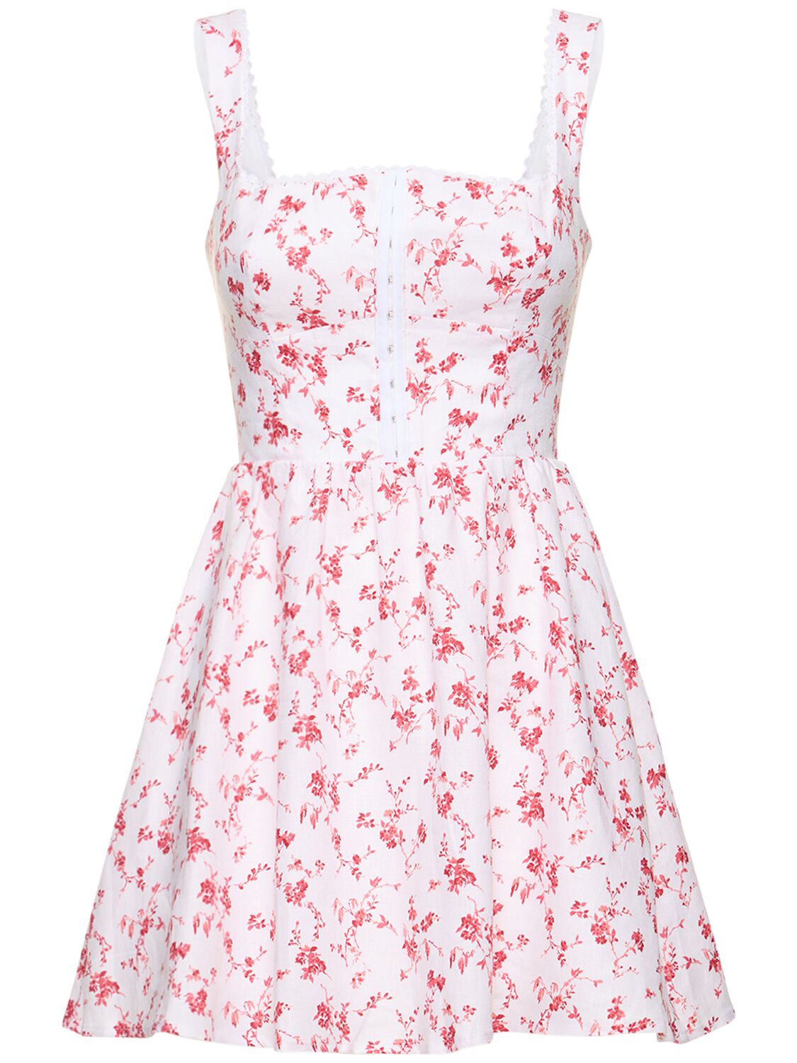 Sheri Printed Linen Mini Dress image
