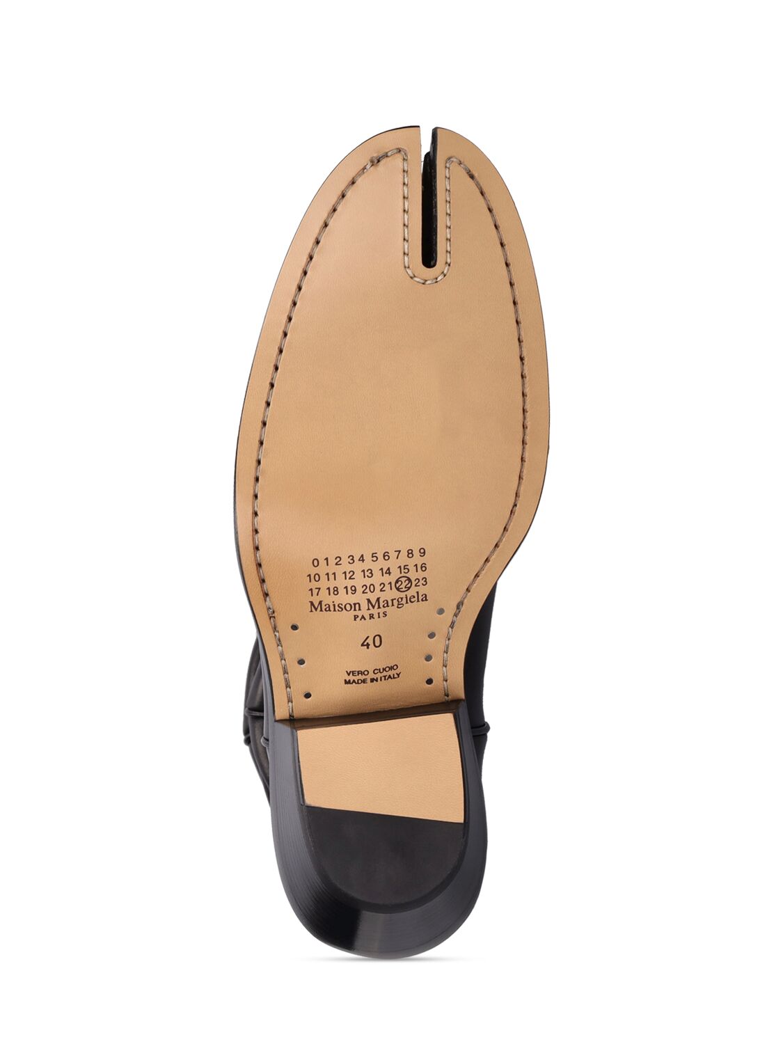 MAISON MARGIELA 55MM TABI LEATHER WESTERN ANKLE BOOTS 