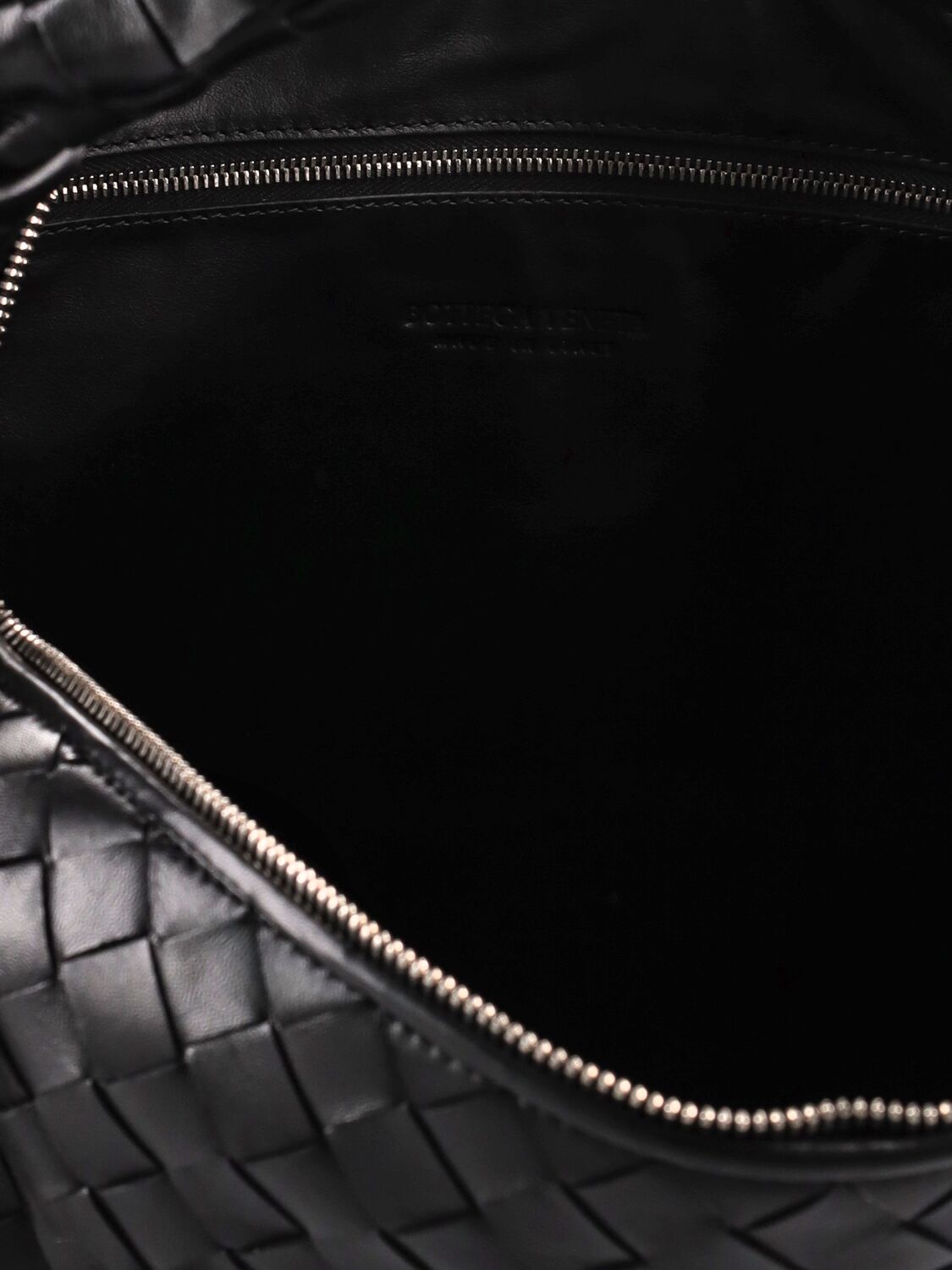 Shop Bottega Veneta Small Jodie Bag W/ Silver Hardware In Black